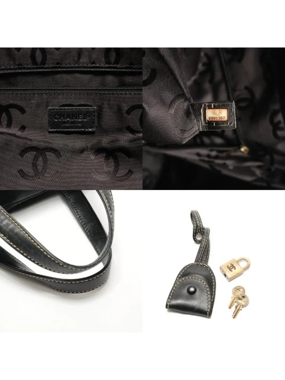 Chanel Handbag Wild Stitch Tote - Picture 10 of 10